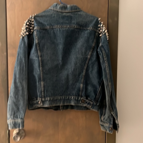 COPY - LF The Ragged Priest Denim Jacket with Studded Shoulders OS - Picture 5 of 5